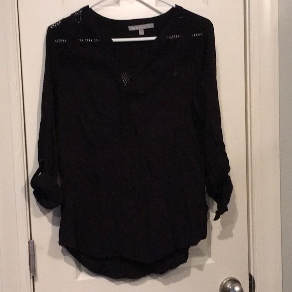 Daniel rainn black blouse medium